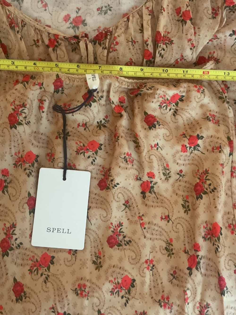Spell Fleur Frill Ruffle Butterscotch Set Small NWT - Picture 9 of 9